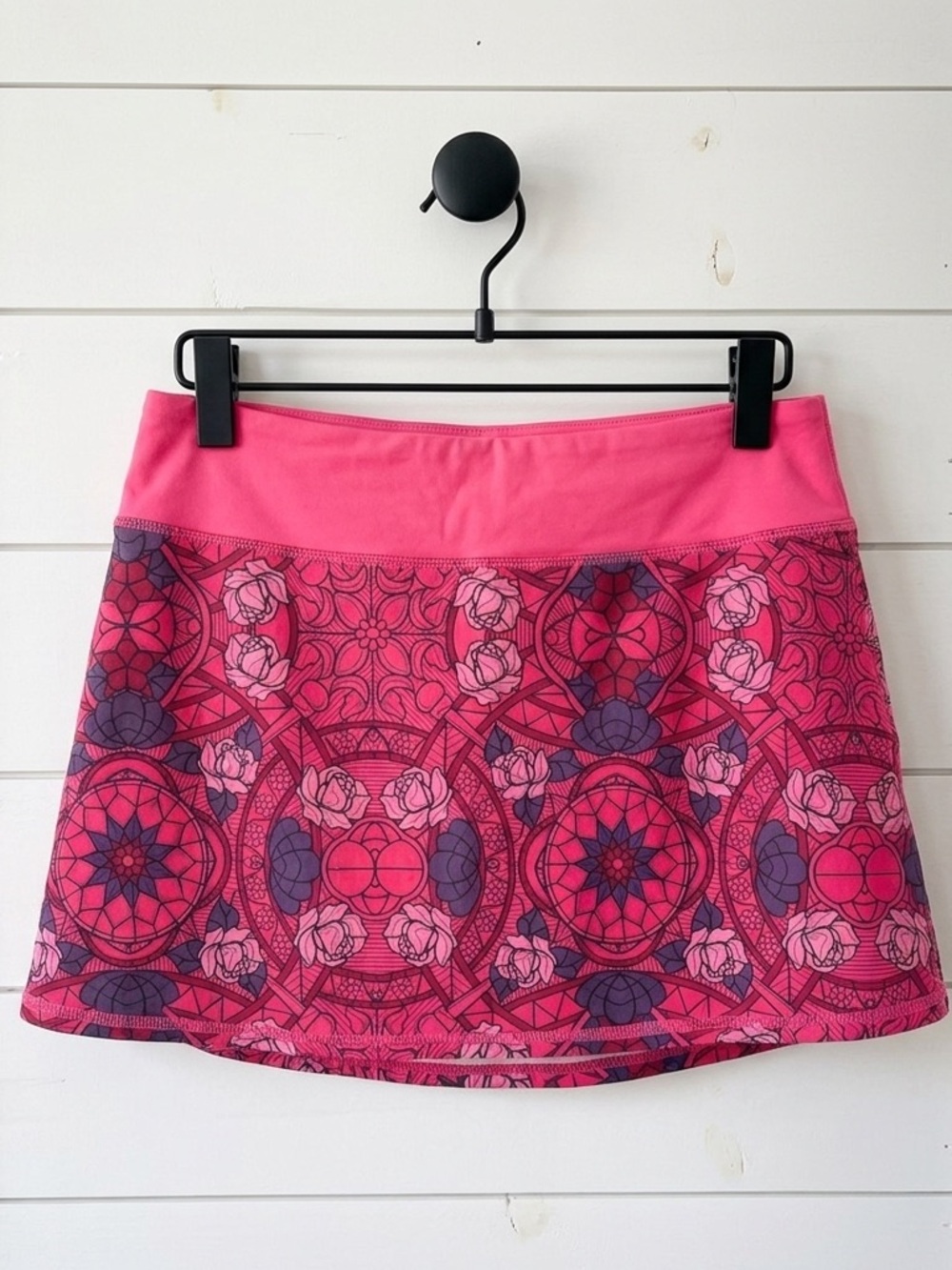 Lululemon Pace Setter Skirt 6 Prisma Guava Lava Running Tennis Skort Athleisure